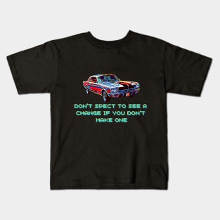 grazy vintage color car Kids T-Shirt